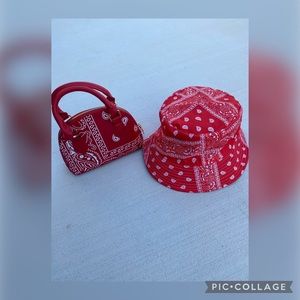 Red Bandanna set 40$